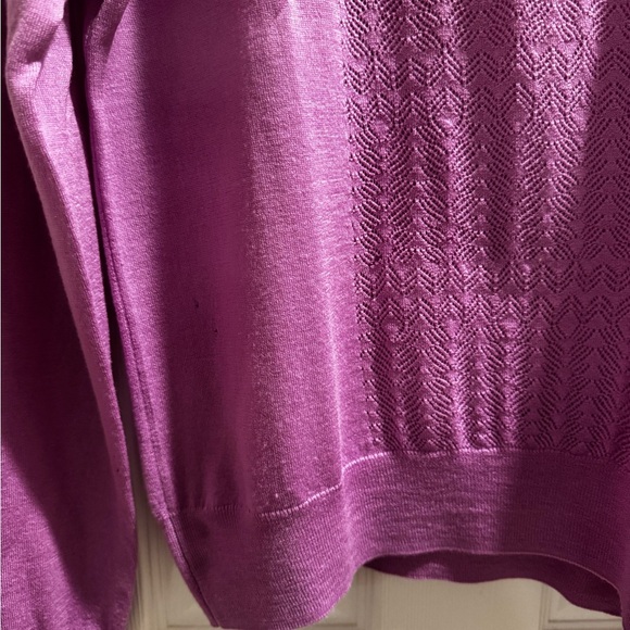 J. Crew Knitted Purple Cowl Neck Sweater - Picture 3 of 11